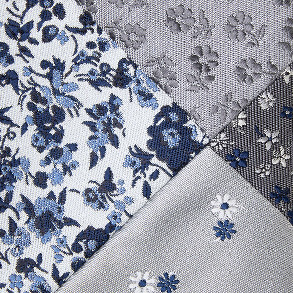 職人技の結晶なんです。｜フラワーパッチワークタイGRAY – giraffe