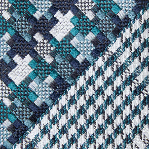 解像度のリアリズム｜スラントチェック千鳥タイGREEN – giraffe ONLINE