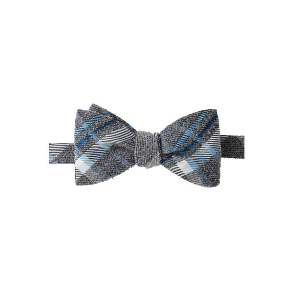 ジラフ giraffe ネクタイ蝶ネクタイ　ドット チェック チェックシルクウール蝶タイ GRAY×LT.BLUE – giraffe ONLINE SHOP