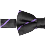 シンメトリーボウタイ BLACK×PURPLE