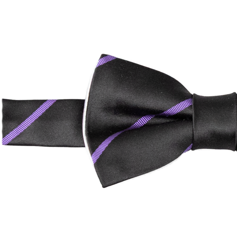 シンメトリーボウタイ BLACK×PURPLE