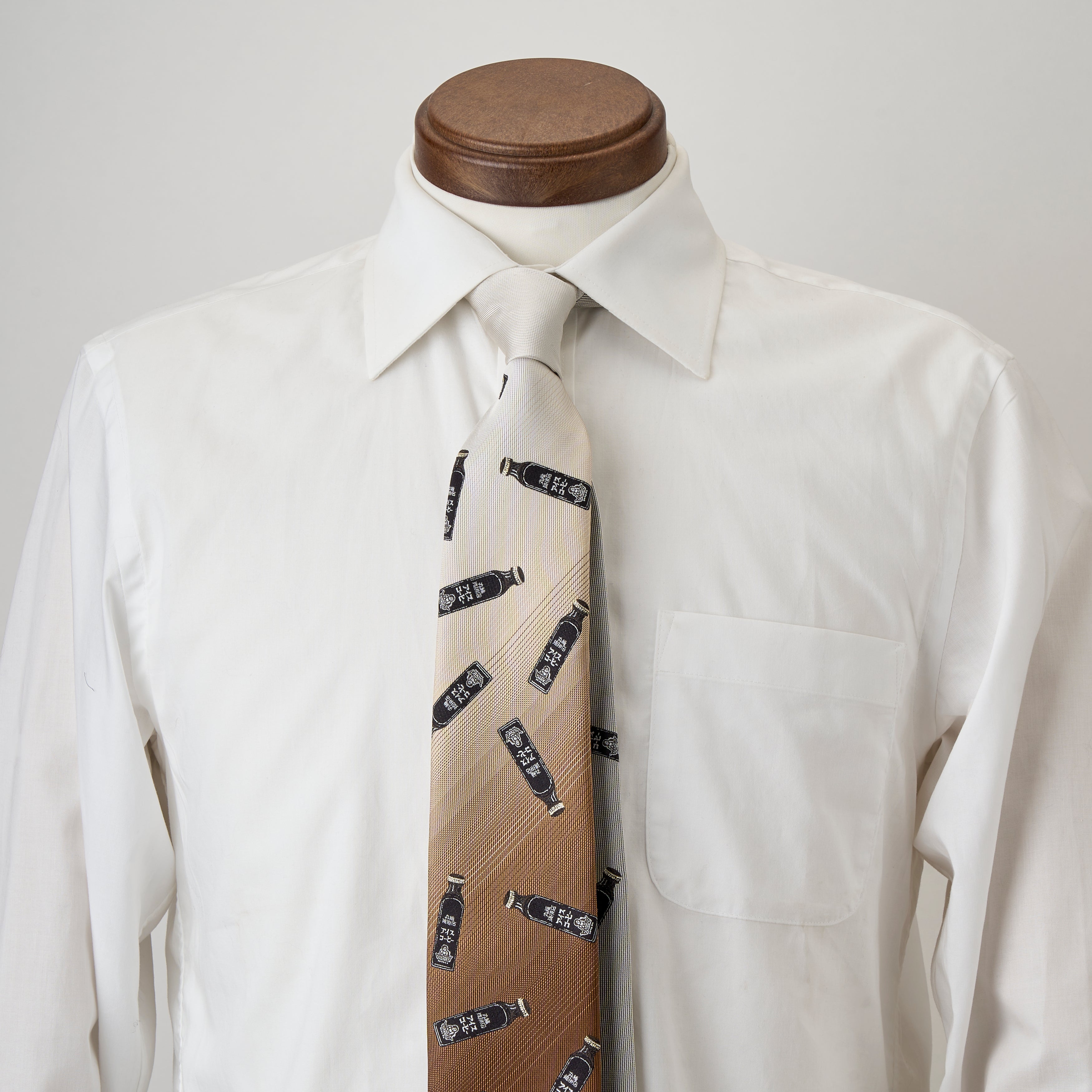 giraffe コーヒータイ ブラック無糖派｜カラーチップcoffeeタイ BEIGE×NAVY – giraffe