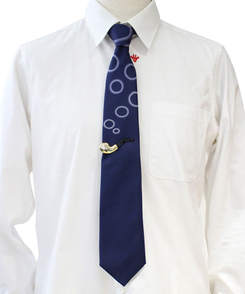 giraffe(ジラフ) 「SMOKEタイ(パイプ)」 煙に巻くのがお上手ね｜SMOKEタイ(パイプ) NAVY – giraffe ONLINE SHOP