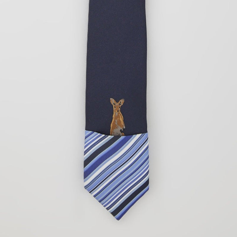 何を言っているのかわかりません｜カンガルーポケットタイ NAVY