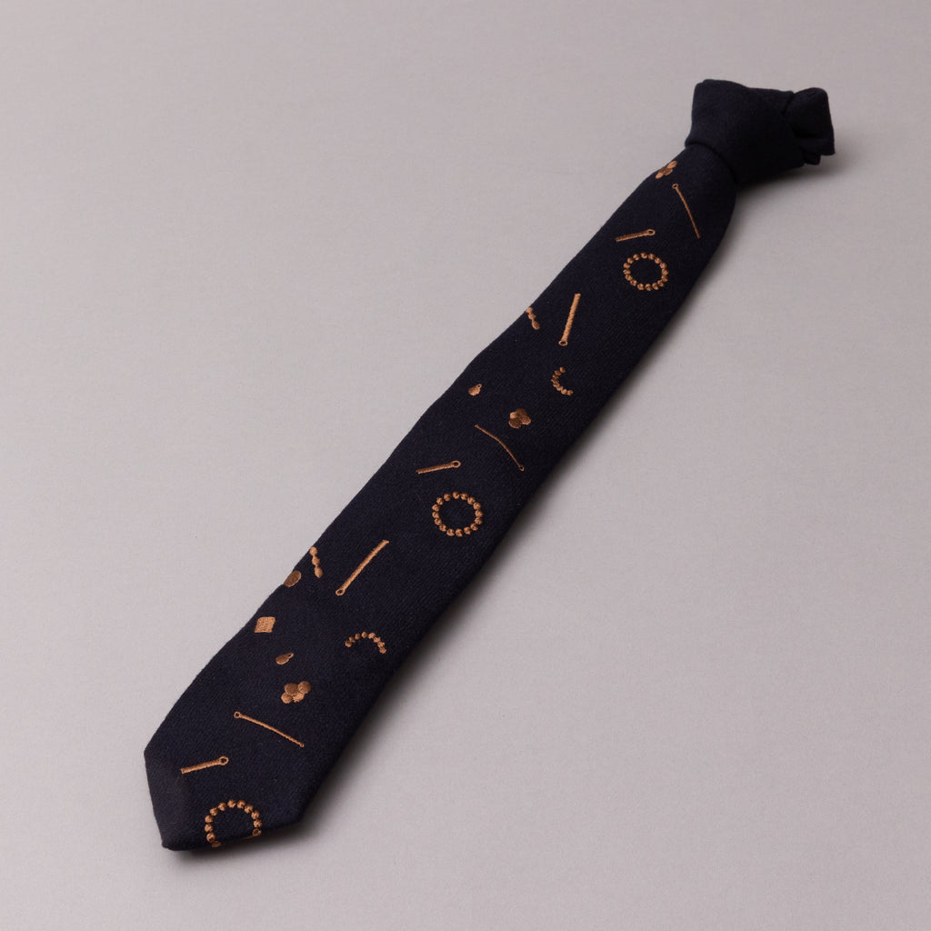 HARIO Lampwork Factory × giraffe ｜HLFアクセサリータイ NAVY