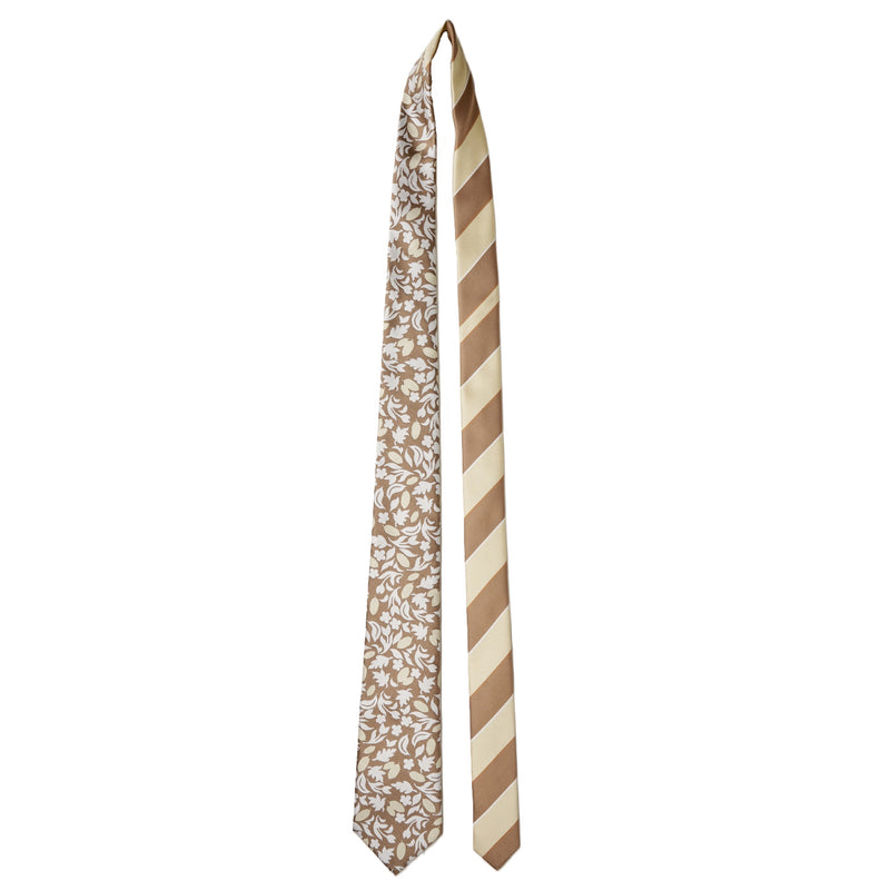 CACAO TIE リーフ BEIGE