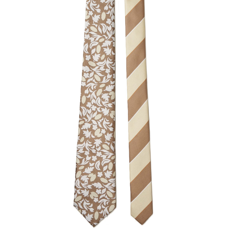 CACAO TIE リーフ BEIGE