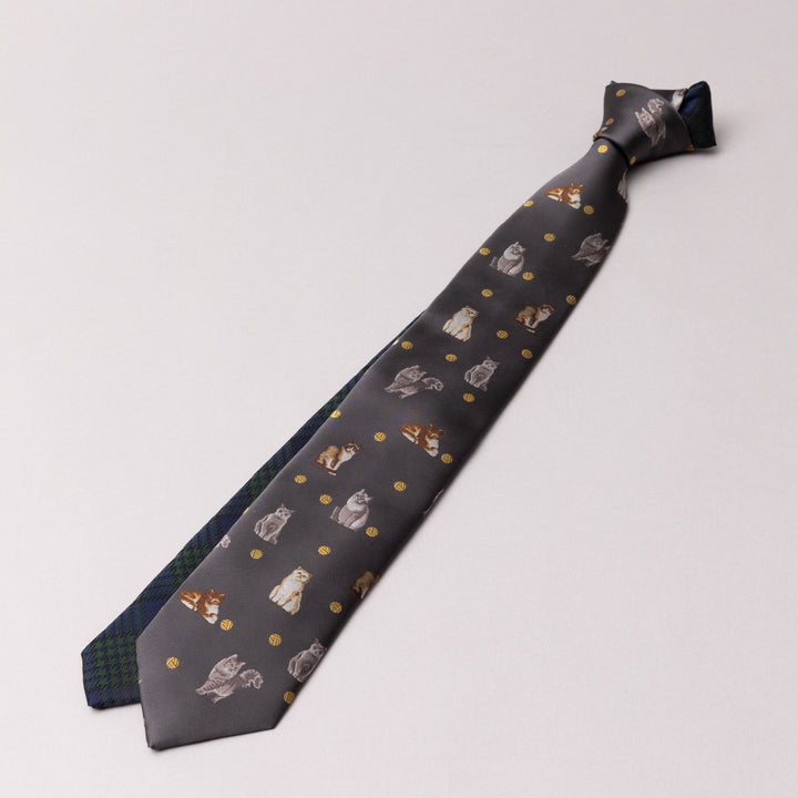 猫を被る？｜カラーチップキャットタイ GRAY – giraffe ONLINE SHOP