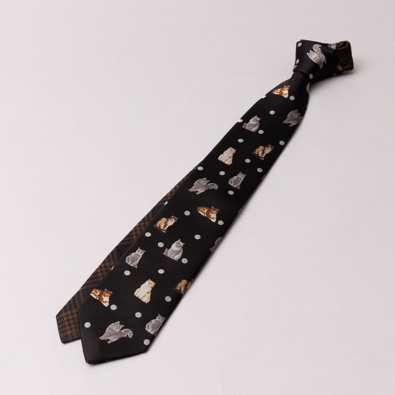 かわいいが正義でもいいじゃない｜カラーチップキャットタイ BLACK
