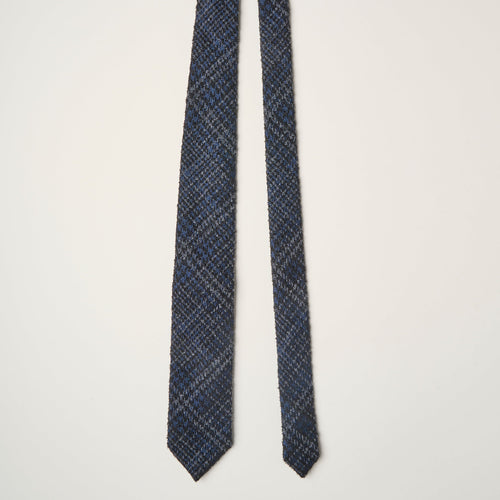 負けじと。｜ブークレウール千鳥チェックタイNAVY – giraffe ONLINE SHOP