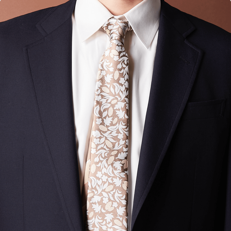 CACAO TIE リーフ BEIGE