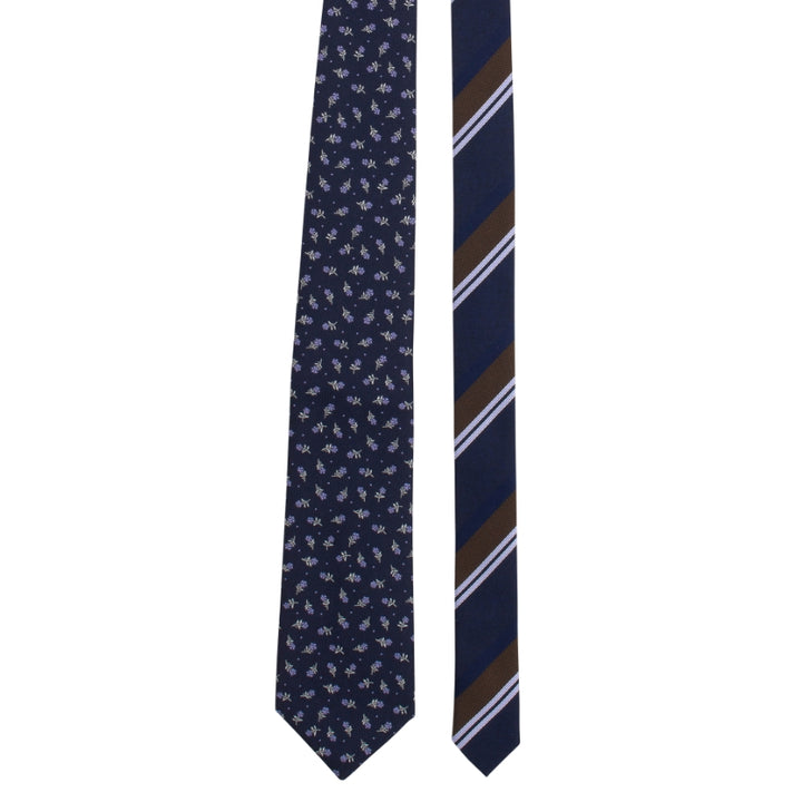自分自身に花束を。｜フラワーチップレジメンタルタイ NAVY – giraffe