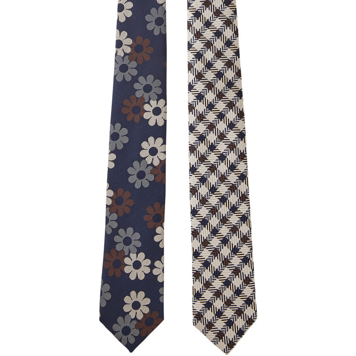 ネクタイ　原画「花」※額装あり 花柄 ネクタイ 3サイズ展開 | ネックアクセサリー 専門店 dplus