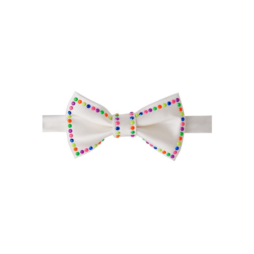 ラインストーン蝶タイ WHITE – giraffe ONLINE SHOP